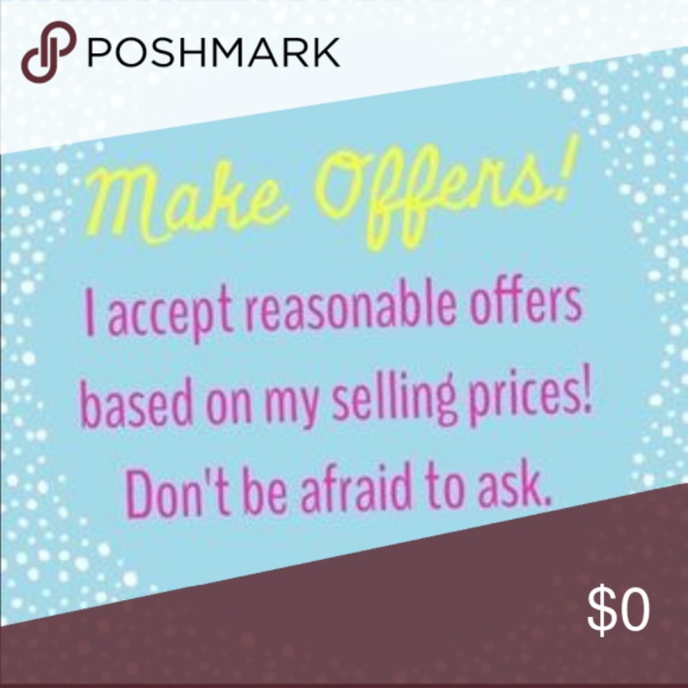 Make an offer if you love an item